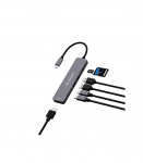 Verbatim 32158 USB-C Essentials Multiport Hub, HDMI 2160p, USB-C, 2x USB-A 3.2 Gen 1, SD & microSD