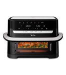 Tefal Dual Easy Fry Flex EY9228 9 L Stand-alone 2700 W Hot air fryer Black, Stainless steel