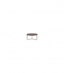 Diivanilaud ANTILA pruun/must 80 cm