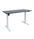 T&ouml;&ouml;laud ERGO LIGHT 1-mootoriga 120x60xH73-118cm, must/valge