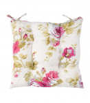 Toolipadi LONETA 40x40cm, roosid, 50% puuvill, 50% pol&uuml;ester, kangas 422