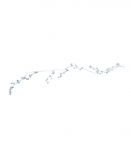 LED-vanik SHINE 1m, l&auml;bipaistvad p&auml;rlid