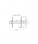 Gembird Wall mount Tilt 37-70 " Maximum weight (capacity) 40 kg Black