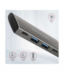 AXAGON SuperSpeed USB-C 10 Gbps SPEEDSTER 4 Hub HMC-4G2