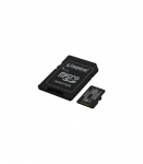 Kingston SDCS3/512GB Canvas Select Plus MicroSDXC + Adapter, 512 GB, Class 3 U3, UHS-I, 150 MB/s