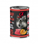 ALPHA SPIRIT WET Ternera con mel&oacute;n - comida h&uacute;meda para perros - 400g