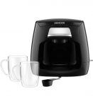 Kohvimasin kahele tassile Sencor SCE2100BK, must
