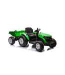 HC-306 Battery Operated Tractor With Trailer Light Green 24V