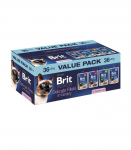 BRIT Premium by Nature Delicate fillets in gravy Sterilised Box - wet cat food - 36x85g