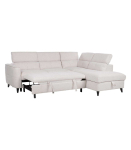 Nurgadiivanvoodi SAMANTHA PN 255x95/205xH82/99cm, valge