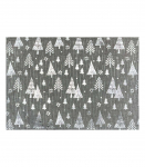 Linik GLORY 30x45cm, h&otilde;bedased kuused, 100% pol&uuml;ester, kangas 403