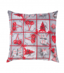 Padi WINTER FLOWERS, 45x45cm, s&uuml;damed, 50%pol&uuml;ester, 50%puuvill, kangas 385