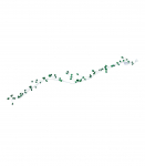 LED-vanik SHINE 1m, rohelised p&auml;rlid