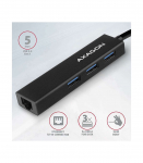 AXAGON SuperSpeed USB-A Hub and Gigabit LAN HMA-GL3A