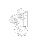 CATA Oven MD 6106 X 60 L Multifunctional AquaSmart Touch control Height 59.5 cm Width 59.5 cm |