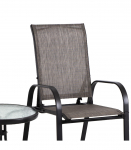 Aiam&ouml;&ouml;blikomplekt DAKOTA laud, 2 tooli ja 2 jalapinki