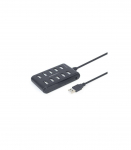 I/O HUB USB2 10PORT/UHB-U2P10P-01 GEMBIRD