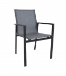 Aiam&ouml;&ouml;blikomplekt AMALFI laud ja 6 tooli, hall