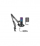 FIFINE T669 PRO3 Wired Microphone with RGB Lighting and Stand | USB