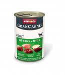 ANIMONDA GranCarno Adult Pork with venison and apple - wet dog food - 400g