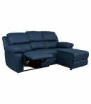 Nurgadiivan BERIT PN manuaalne recliner 214x95/160xH98cm, tumesinine