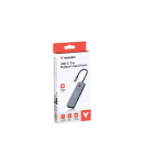Verbatim 32151 CMH-08 Pro USB-C Multiport Hub, 8-port, HDMI, USB 3.2 Gen 1, MicroSD, SD, Silver