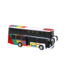 Double Decker Bus With Metal Drive, Colorful Lights, Sounds