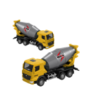 Concrete Mixer Metal Collectible Model Huina Yellow 1:80