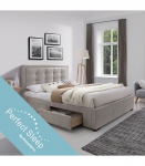 Voodi DUKE madratsiga HARMONY DELUX 160x200cm, bee˛