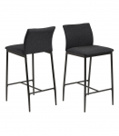 Baaritool DEMINA 41x48,5xH90cm, tumehall, materjal: 100% pol&uuml;esterkangas, metall