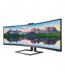 Philips SuperWide curved LCD display 499P9H/00 48.8 " VA Dual QHD 32:9 70 Hz 5 ms 5120 x 1440 pixels |
