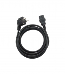 Cablexpert PC-186-VDE-3M Power cord (C13), VDE approved, 3 m Black