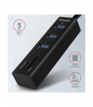 AXAGON SuperSpeed USB-A Hub and Card Reader HMA-CR3A