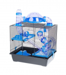 INTER-ZOO Rocky + Terrace blue - cage for a hamster