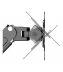 Maclean MC-860N Monitor Mount, with Gas Spring, 13"-27", 8 kg, Black