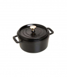 Staub Roaster 18cm round black Schwarz 40509-485-0 405094850 (40509-485-0)