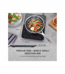 Caso ProSlim 2000 2236 Mobile single induction hob, Glass, Sensor-touch, Black