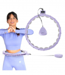 HHM14 hulahoop &mdash; violetne, magnetiline, kaaluga ja loenduriga (HMS)
