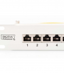 Digitus Patch Panel DN-91624S White Category: CAT 6 Ports: 24 x RJ45 Retention strength: 7.7 kg Insertion