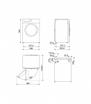 Smeg Washing Machine WNP96SLAAIN White