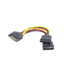 CABLE POWER SPLITTER SATA/0.15M CC-SATAM2F-01 GEMBIRD