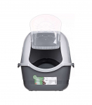 DIAMENTIQ BAYA light grey/dark grey -  cat litter box - 55,5 x 40 x 38,7 cm