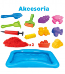 Woopie Kinetic Sand Magic Pool Set Molds Accessories 3+