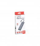 Verbatim 32153 CMH-13 USB-C Multiport Hub, 3.5mm, DisplayPort, HDMI, RJ-45, USB 2.0, USB 3.2 Gen 1