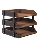 Dokumendiriiul WALTER 28x35xH27cm, pruun, kunstnahk