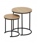 Abilaud ELTO D44,5xH50cm, D34,5xH40cm, laminaatplaat, terasjalad