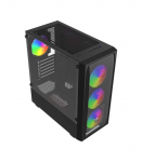 Savio Noctis Flow RGB Cube Black
