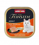 ANIMONDA Vom Feinsten Adult Chicken, beef and carrots - wet cat food - 100g