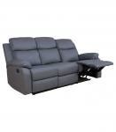 Diivan REX 3-kohaline manuaalne recliner 186x81xH103cm, tumehall