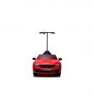Battery-operated car BMW M5 with platform for parent, red, lacquered